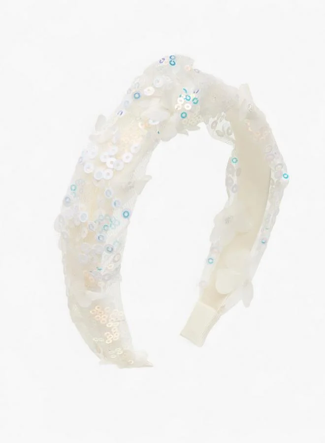 فلورا بيلا من شو إكسبرس Hairband With Floral Embellishment Ramadan Collections